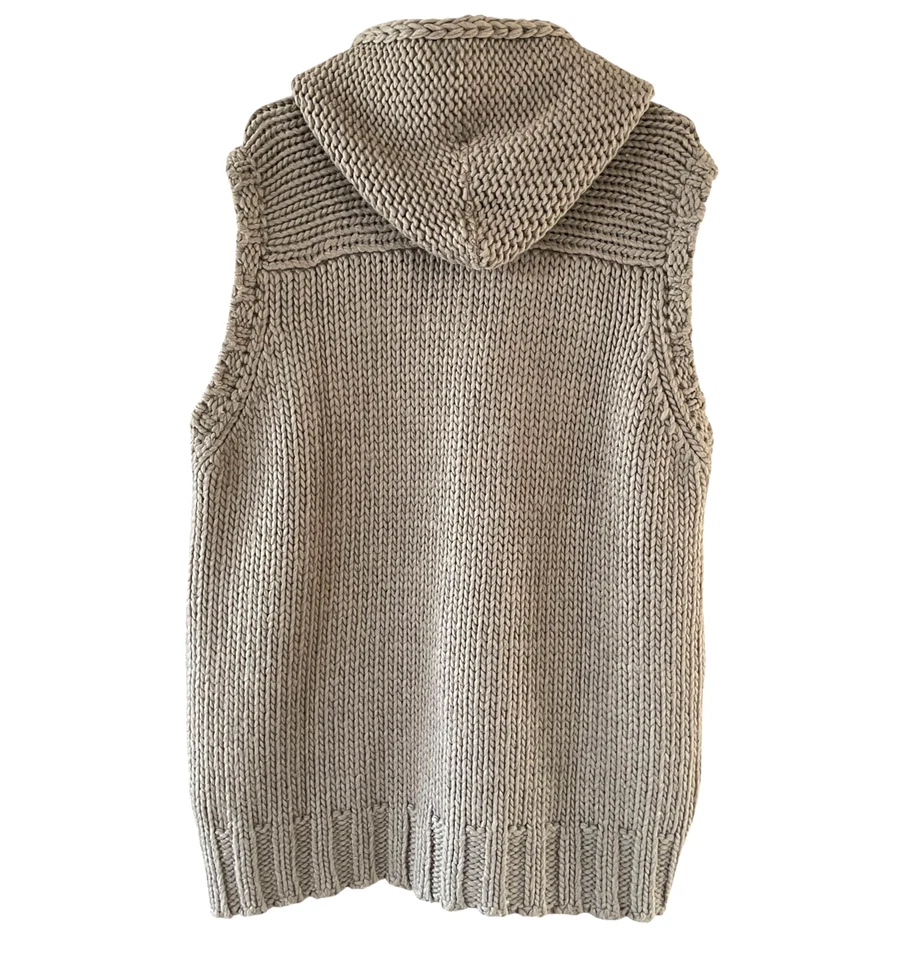 MUSTERBRAND Size XXL Witcher Collection Wolf Hauberk Hooded Zip Sweater Vest - Image 4 of 4
