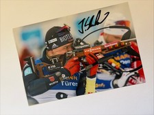 orig. Biathlon Autogramm Justus Strelow