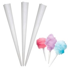 Perfectware Cotton Candy Cones 105ct Pack of 105ct, White