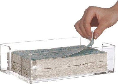 Yieach Bathroom Paper Towel Holder, 9 Inch Modern Acrylic Napkin Holder fo
