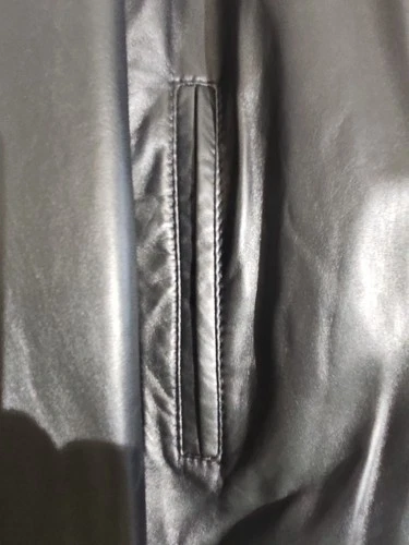 New With Tag Remy Lambskin Black Leather Jacket Mens Sz 48 BUTTER SOFT! VeryNice image 5
