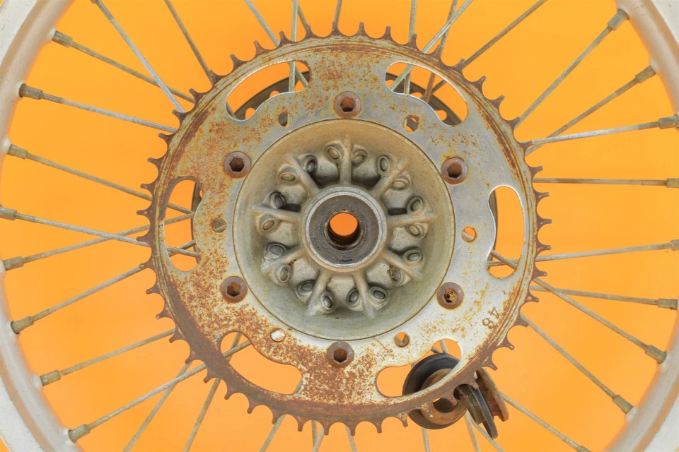 Оригинальные спицы обода ступицы заднего колеса 90-95 1991 KX250 KX 250 41034-1205 - Изображение 2 из 4