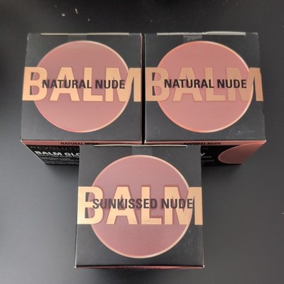(3) Revolution Balm Glow Shade Natural Nude Multi-Use Balm for Face Makeup 