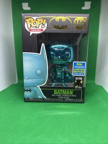 Funko Pop! Vinyl: DC Universe - Batman (Teal) (Chrome) - GameStop San Diego...