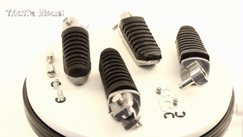 Front Rear Footpegs Foot Pegs Footrest For Suzuki GSX1300R Hayabusa 2008-2012 09 - Picture 15 of 15