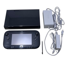 Nintendo Wii U Console Set GamePad Adapter White 8GB / 32GB Black JP Tested