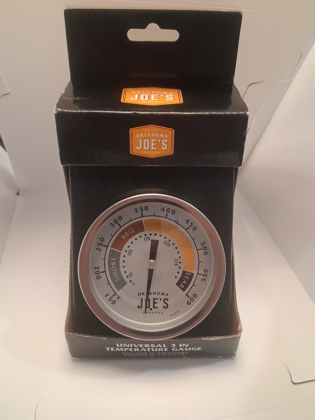 Oklahoma Joe&rsquo;s Smoker Universal 3 Inch Temperature Gauge Bbq Smoker Grilling
