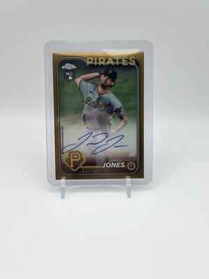 2024 Topps Chrome Jared Jones Rookie Gold Auto /50