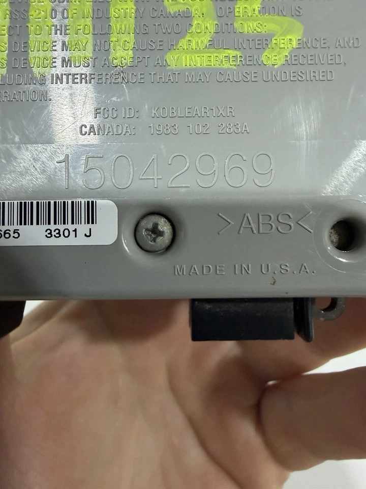 Chevy S10 Silverado GMC Sonoma Sierra 2001 2005 módulo de bloqueo antirrobo 15042969 Foto 4 de 4