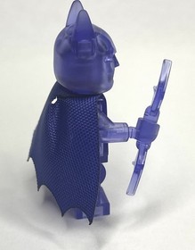 RARE DC Batman genuine LEGO Trans-Purple Satin Prototype Minifigure