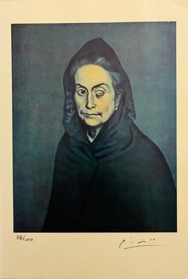 Pablo Picasso Original signed print, COA and appraisal for $3,500 USD.*