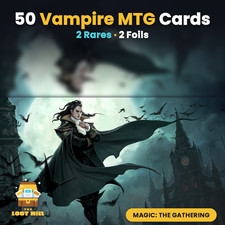 50 Vampire Lot GUARANTEED 2 Rares 2 Foils EDH...
