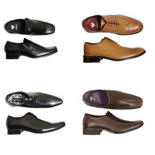 Brand New Mens Smart Casual Lace UP Boots Leather Party Wedding Formal Shoes