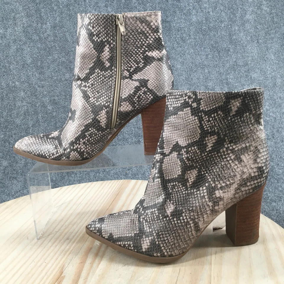 Botas Carlos by Carlos Santana para mujer 9 M Lydia piel de serpiente beige imitación cuero Foto 2 de 4