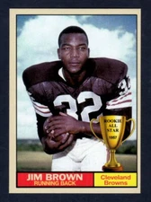 Jim Brown '57 Cleveland Browns / Monarch Corona Rookie All Star #14 / NM+ cond.