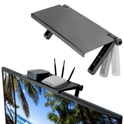 TV Lagerung Bildschirm Top Regal Top Shelf TV Monitor Einstellbarer Regal 33 cm