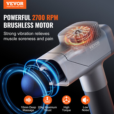 Mini Massage Gun VEVOR Massage Gun Deep Tissue, Percussion Muscle Massager For Athletes With Speed Levels Mini Massage Gun VEVOR Massage Gun Deep Tissue, Percussion Muscle Massager For Athletes With Speed Levels