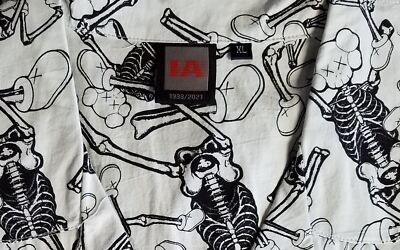 KAWS Skelton Print Pajama Set XL Infinite Archives x | eBay