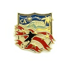 Sport Pins California Soccer Gold Tone Pin