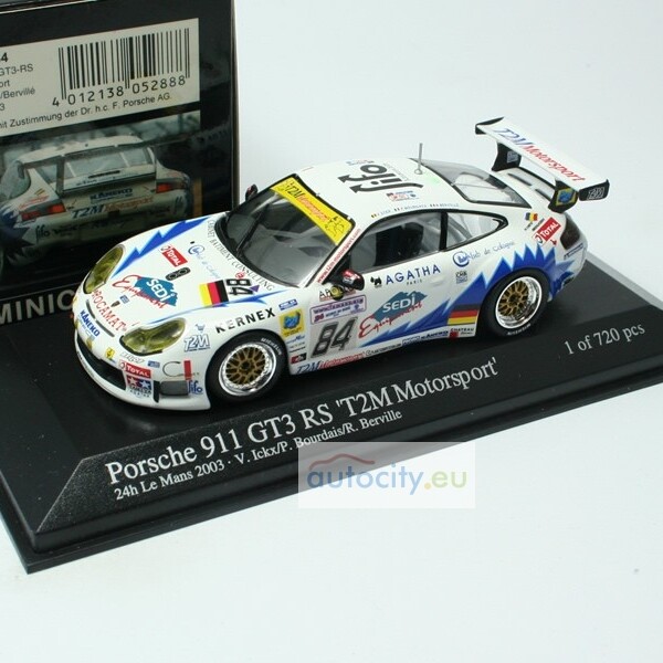 MINICHAMPS PORSCHE 911 GT3 RS 'T2M MOTORSPORT' 24H LE MANS V