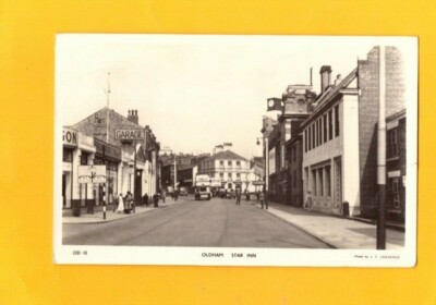 OLDHAM (U.-K.) COMMERCES & GARAGE animés en 1957