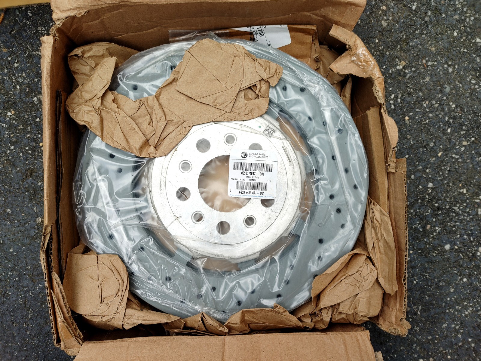 20172023 Alfa Romeo Guilia Stelvio QV Orig. OEM BREMBO Front Brake