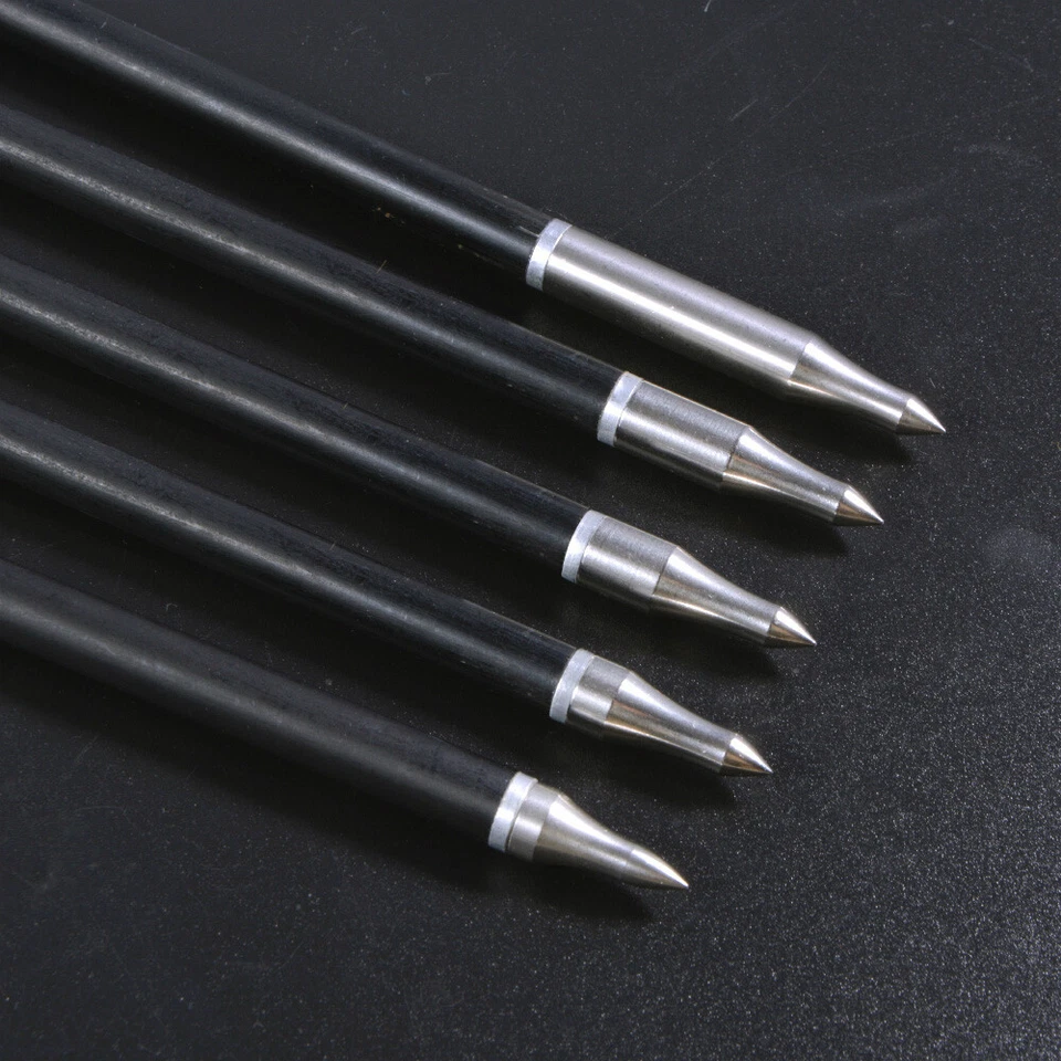75-300gr Archery Arrowheads Field Points Broadheads Steel Tips Bow Target - Image 4 of 4