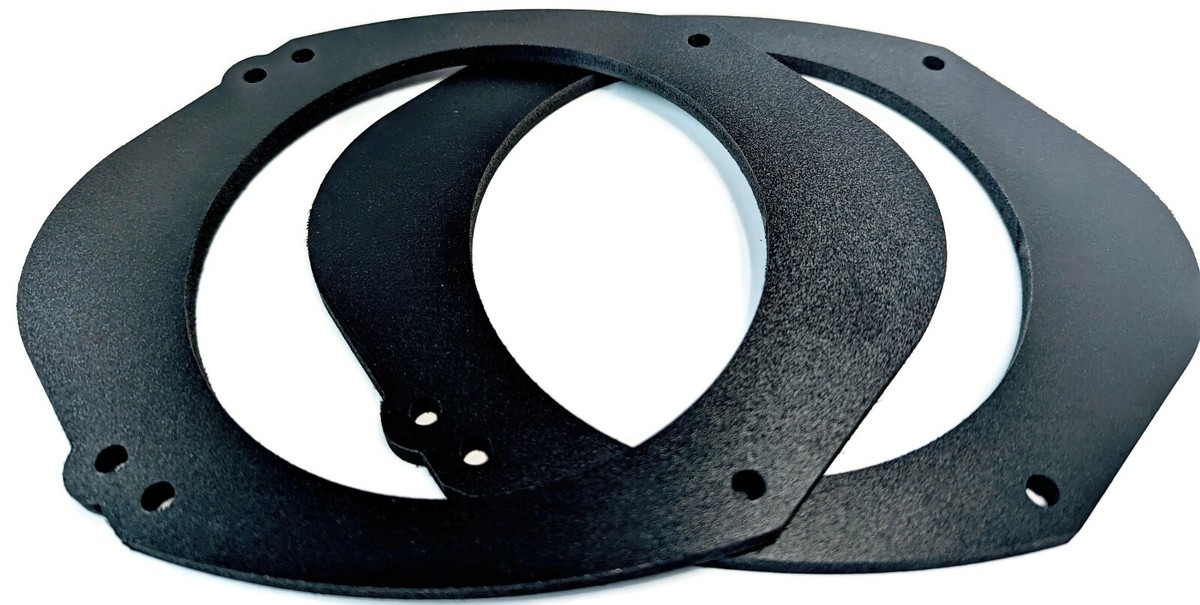 Universal Speaker Adapter Pair - Converts 5x7 Or 6x8 Openings To Fit 6.5" Speakers