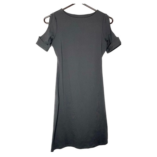 Susana Monaco Faux Leather Mini Slit Dress NWT Size XL | eBay