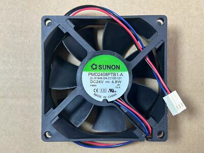1 PCS SUNON Fan PMD2408PTB1-A DC 24V 4.8W 3-wire 8025 8CM inverter cooling fan#