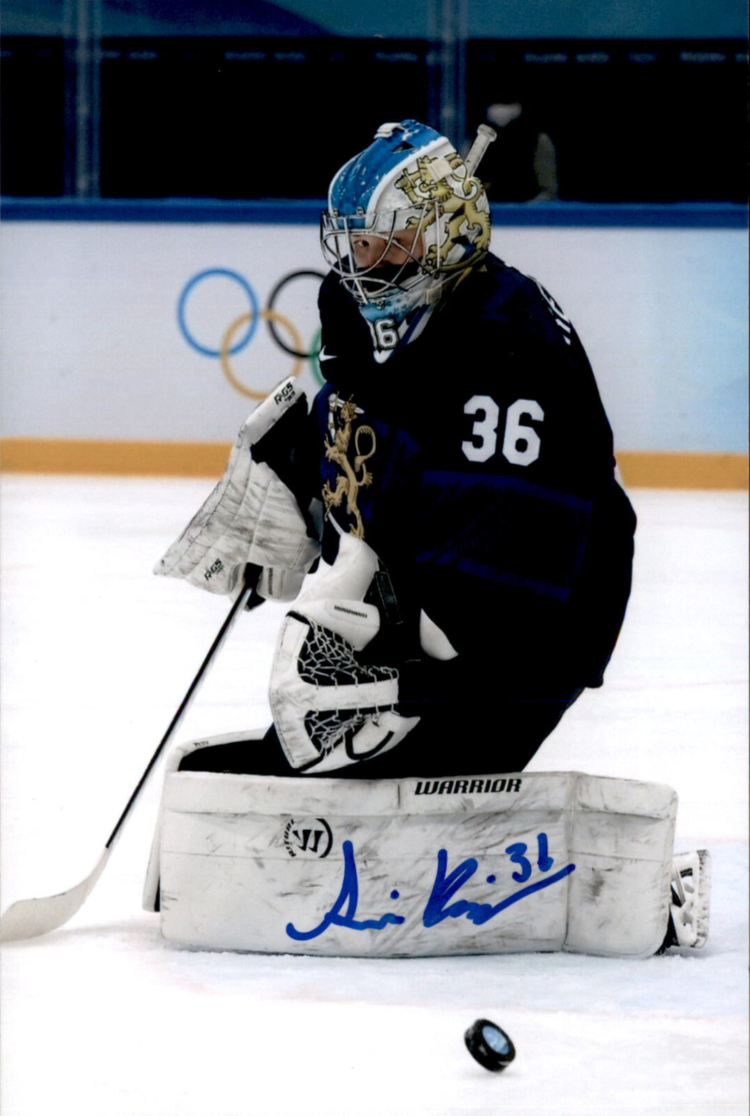 Anni Keisala Signed Autographed 4x6 Photo Women's Hockey / Team Finland
