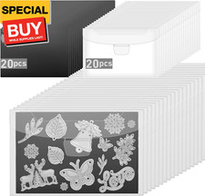 40 Pcs Magnetic Sheets for Dies Storage Stamp and Die Storage Pockets Die Cut St