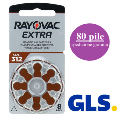 Rayovac 312 - Batterie Per Apparecchi Acustici PR41, 312AE, A312, DA312 - Foto 3
