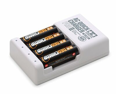 Tamiya 55116 Mini 4WD Neo Champ Ni-MH Battery (4 pcs.) & AC Quick