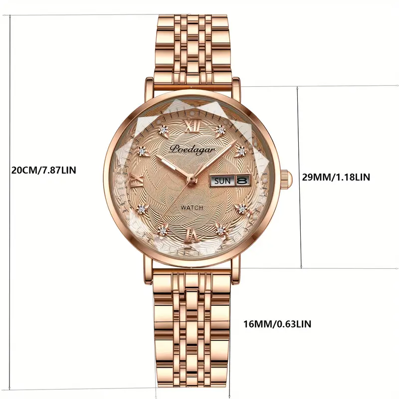 時計 Beautiful, elegant, feminine. Women's Luxury Rhinestone Quartz Watch Elegant Luminous