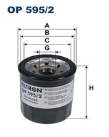 Filtron OP 595/2 ÖLfilter FÜR Hyundai KIA