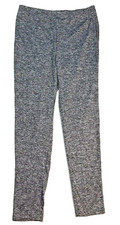 Shein Women's Size L 8/10 Heather Gray Breathable Sports Leggings NEW