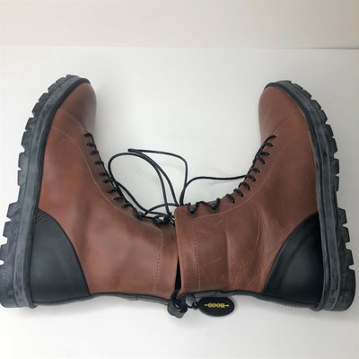 Radix Lab Hood Wurkshu Brown Leather Mens Combat Boots, Size  display picture 1