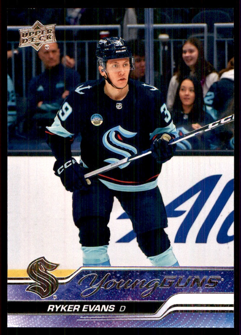 2023-24 Upper Deck Young Guns Ryker Evans RC Seattle Kraken #726