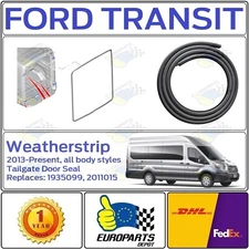 Ford Transit 2015-On Rear Cargo Door Seal Rubber Weatherstrip Fits H2 & H3 Roof