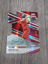 JAKE VOGEL 2020 ELITE EXTRA EDITION DIE CUT AUTOGRAPHED ROOKIE CARD. #14/49.