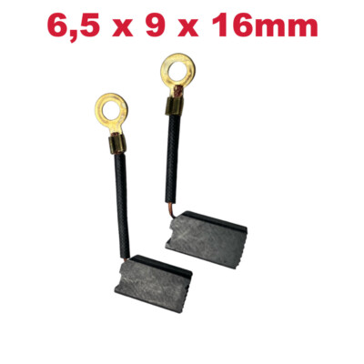 2x Kohlen 6,5 x 9 x 16mm für Einhell TC-MA 1300 / mit Abschaltautomatik