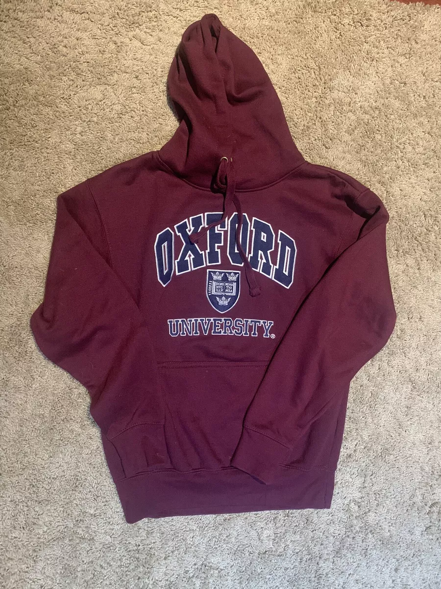 OXFORD UNIVERSITY Hoodie Sweatshirt Official College Store Spellout Sz Medium