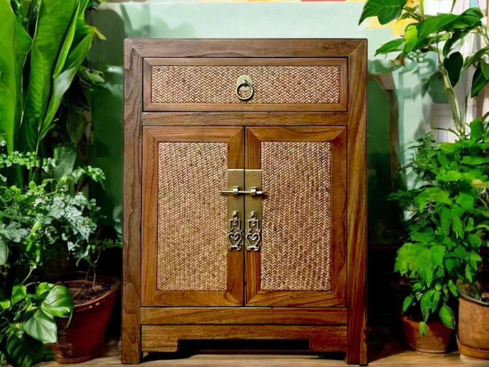 Kommode Schrank Nachttisch Asia Möbel Vintage orientalisch chinesisch asiatisch
