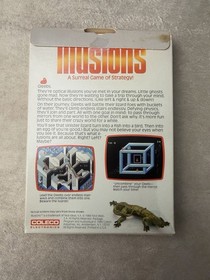 Coleco Illusions ColecoVision/Coleco Adam 1984 Strategy Video Game w/ Manual