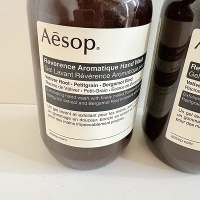 2 Aesop Reverence Aromatique Hand Wash 500mL/16.9 oz | Paraben, Cruelty-free Lot
