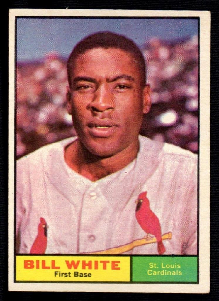 1961 Topps  BILL WHITE  #232 - Near Mint NM !!!  St. Louis Cardinals !!!