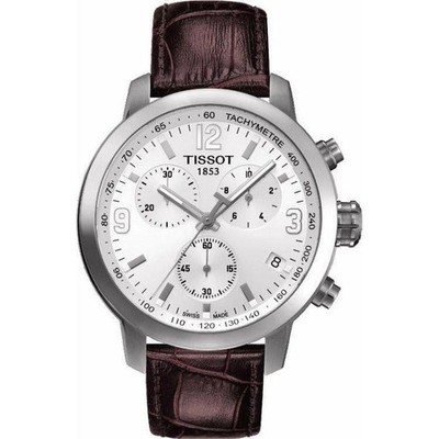 TISSOT HERRENUHR PRC 200 T055.417.16.017.01 SILBERNES ZIFFERBLATT - GARANTIE ...