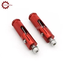 2 PCS Universal Motorcycle Bike Folding Foot Pegs Footpegs Rear Set Pedal Racing