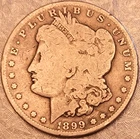 1899-S Morgan Silver Dollar  - Looks VG -  UNIMPOSSIBLE FIND!